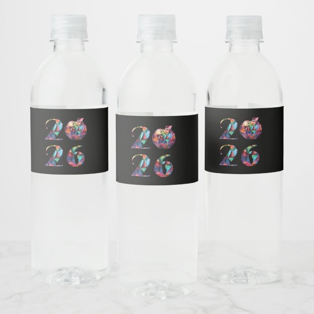 Étiquette Pour Bouteilles D'eau Coloré 2026- (Bouteilles)