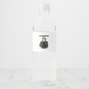 Étiquette Pour Bouteilles D'eau Conception esthétique essentielle F Caw F