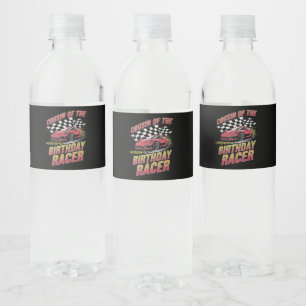 Étiquette Pour Bouteilles D'eau Cousin du coureur d'anniversaire Fête de famille d
