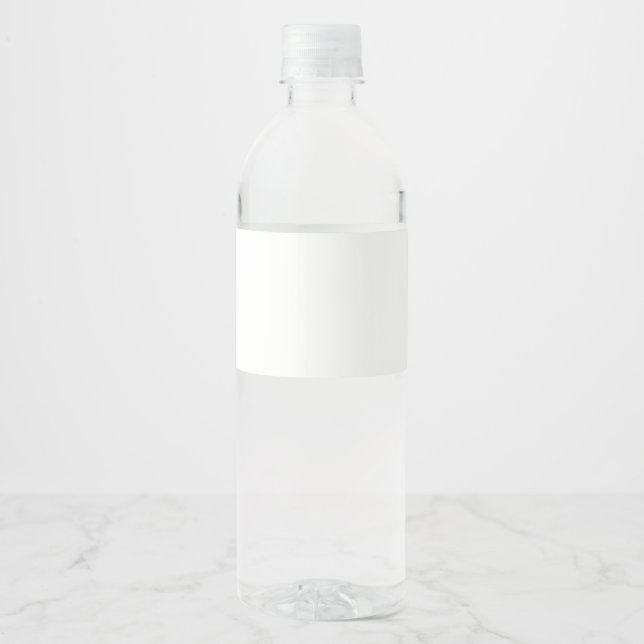 Étiquette Pour Bouteilles D'eau Créez Votre Propre (Devant)