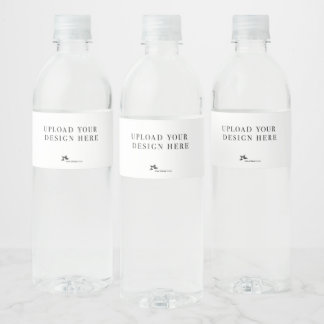 Étiquette Pour Bouteilles D'eau Créez votre propre design