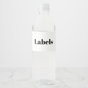 Étiquette Pour Bouteilles D'eau Créez Votre Propre Promotion de Marque Simple