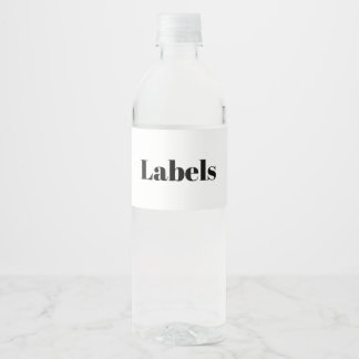 Étiquette Pour Bouteilles D'eau Créez Votre Propre Promotion de Marque Simple