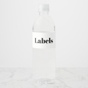 Étiquette Pour Bouteilles D'eau Créez Votre Propre Promotion de Marque Simple