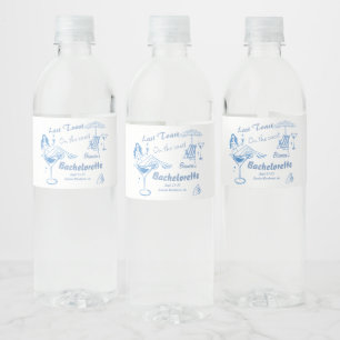Étiquette Pour Bouteilles D'eau Dernier Toast Tiré À La Main Sur La Bachelorette C