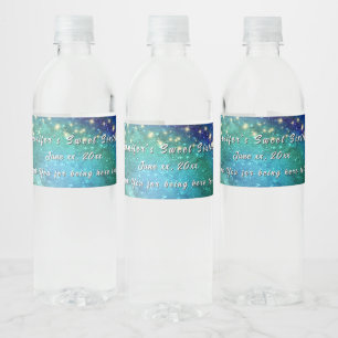 Étiquette Pour Bouteilles D'eau Douze Ans Doux Bat Mitzvah Soirée Sous Les Étoiles