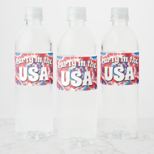Étiquette Pour Bouteilles D'eau Dye cravate