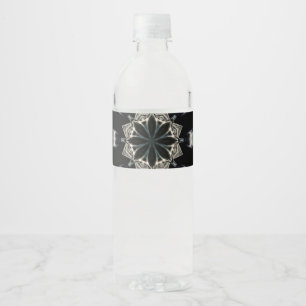 Étiquette Pour Bouteilles D'eau Elégant Mandala