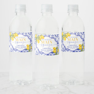 Étiquette Pour Bouteilles D'eau Elle a trouvé sa fête de douche de mariage de rêve