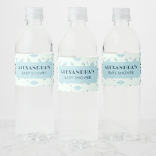 Étiquette Pour Bouteilles D'eau Elle est prête à éclater Blue Boho Kawaii Soda