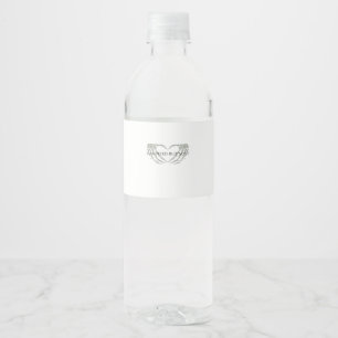 Étiquette Pour Bouteilles D'eau Encre Whimsigoth – Forêts mystiques, lunes et magi