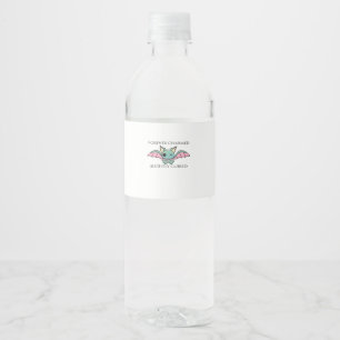 Étiquette Pour Bouteilles D'eau Encre Whimsigoth – Forêts Mystiques, Lunes & Magie