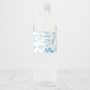 Étiquette Pour Bouteilles D'eau enterrement de vie de jeune fille personnalisé pla