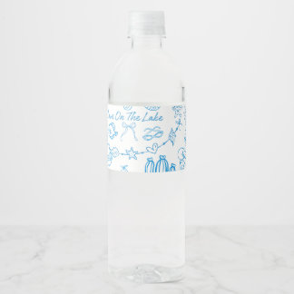 Étiquette Pour Bouteilles D'eau enterrement de vie de jeune fille personnalisé pla