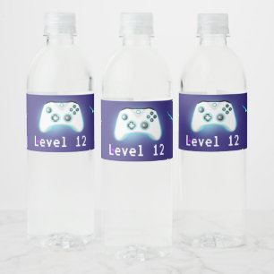 Étiquette Pour Bouteilles D'eau Epic Gamer Joyeux 12e Anniversaire Coup Critique !