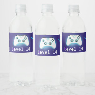 Étiquette Pour Bouteilles D'eau Epic Gamer Joyeux 14e Anniversaire Coup Critique !
