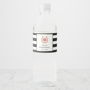 Étiquette Pour Bouteilles D'eau Étiquette à bouteille d'eau Derby pour Fête des ma