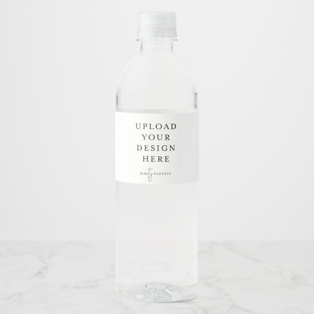 Étiquette Pour Bouteilles D'eau Étiquette de bouteille d'eau (Devant)