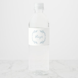 Étiquette Pour Bouteilles D'eau Étiquette de bouteille d'eau bleue