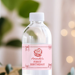 Étiquette Pour Bouteilles D'eau Étiquette de bouteille d'eau d'anniversaire Gâteau