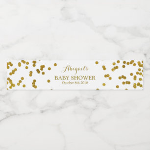 Étiquette Pour Bouteilles D'eau Étiquette de bouteille d'eau de baby shower de