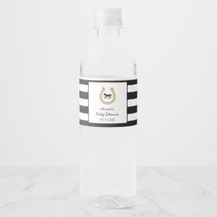 Étiquette Pour Bouteilles D'eau Étiquette de bouteille d'eau de Derby pour le bab