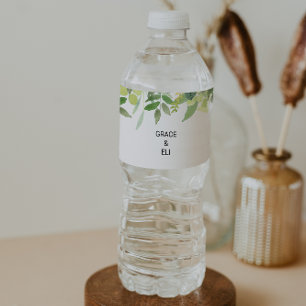 Étiquette Pour Bouteilles D'eau Étiquette de bouteille d'eau de destination été ve