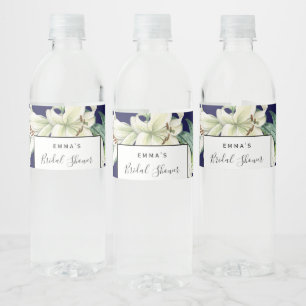 Étiquette Pour Bouteilles D'eau Étiquette de Bouteille d'Eau Florale Aquarelle pou