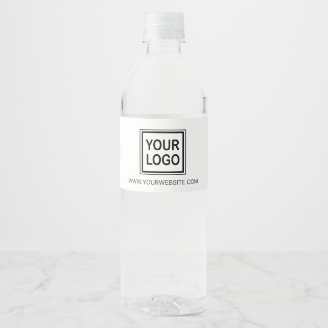 Étiquette Pour Bouteilles D'eau Étiquette de bouteille d'eau LOGO de marque commer (Devant)