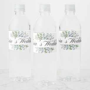 Étiquette Pour Bouteilles D'eau Étiquette de bouteille d'eau Mariage Eucalyptus