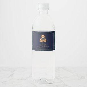 Étiquette Pour Bouteilles D'eau Étiquette de bouteille d'eau Ourson Polo Vintage