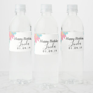 Étiquette Pour Bouteilles D'eau Étiquette de bouteille d'eau pour anniversaire Cou