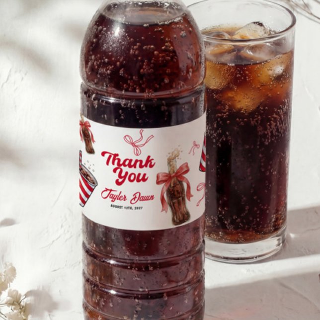 Étiquette Pour Bouteilles D'eau Étiquette de bouteille d'eau pour Baby Shower Soda (Créateur téléchargé)