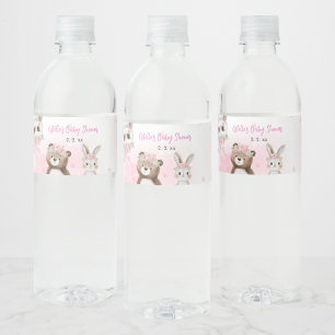 Étiquette Pour Bouteilles D'eau Étiquette de bouteille d'eau pour Baby Shower Wood