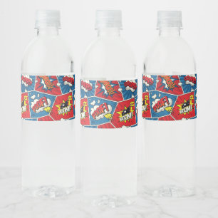 Étiquette Pour Bouteilles D'eau Étiquette de Bouteille d'Eau pour Fête de Super-Hé