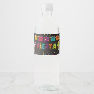 Étiquette Pour Bouteilles D'eau Étiquette de bouteille d'eau pour fête Fiesta