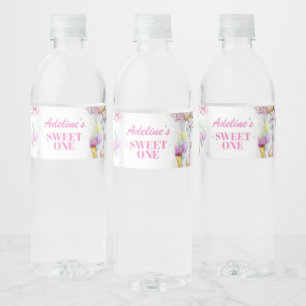 Étiquette Pour Bouteilles D'eau Étiquette de bouteille d'eau pour le premier anniv