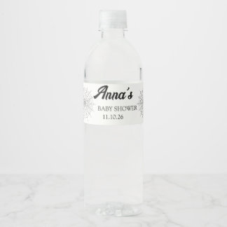 Étiquette Pour Bouteilles D'eau Étiquette de bouteille d'eau Toile d'araignée épou