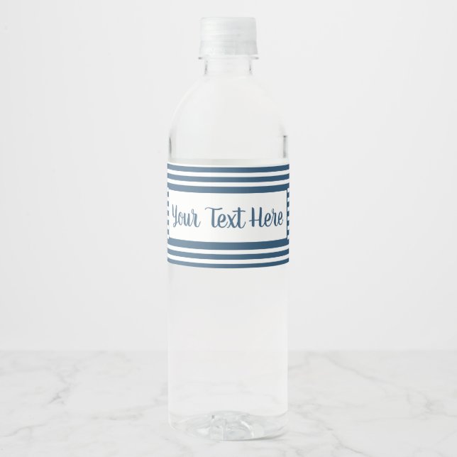 Étiquette Pour Bouteilles D'eau Étiquette de bouteille d'eau triée (Devant)