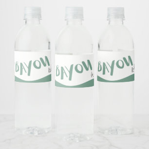 Étiquette Pour Bouteilles D'eau Étiquette de bouteilles d'eau Bayou