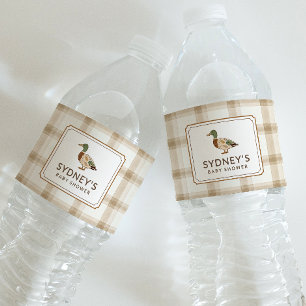 Étiquette Pour Bouteilles D'eau Étiquette d'eau pour Baby Shower Canard Colvert