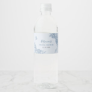 Étiquette Pour Bouteilles D'eau Étiquette d'eau pour Baby Shower Dusty Blue Chinoi