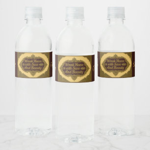 Étiquette Pour Bouteilles D'eau Étiquette d'eau Snarky Ladies' Night Déchaînement