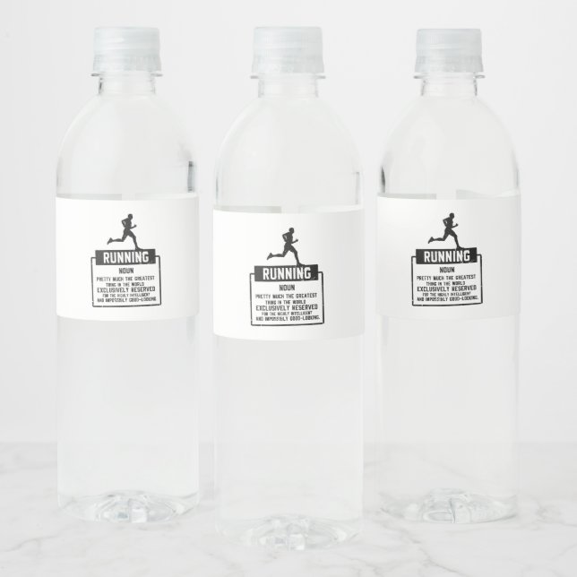 Étiquette Pour Bouteilles D'eau Exécution de la définition (Bouteilles)