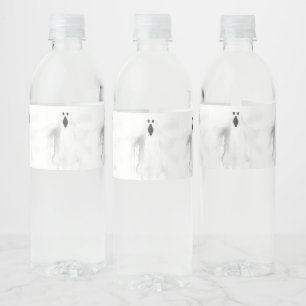 Étiquette Pour Bouteilles D'eau Fantôme éffrayant