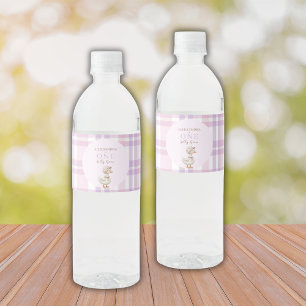 Étiquette Pour Bouteilles D'eau Fête d'anniversaire d'une fille d'oie bête
