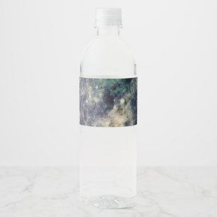 Étiquette Pour Bouteilles D'eau Fête d'anniversaire Galaxie Sombre Rock Spatial