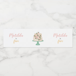 Étiquette Pour Bouteilles D'eau fête d'anniversaire modifiable