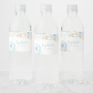 Étiquette Pour Bouteilles D'eau Fête de bébé garçon Boho Citrouille