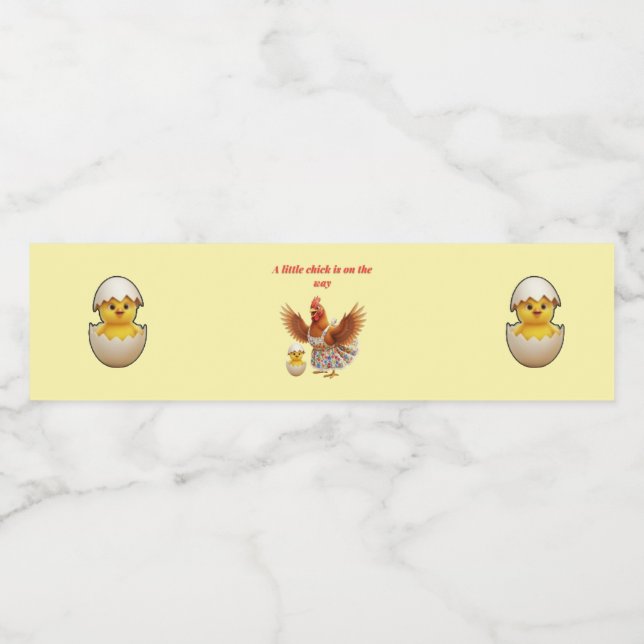 Étiquette Pour Bouteilles D'eau Fête de bébé Rustic Little Star (Étiquettes simples)